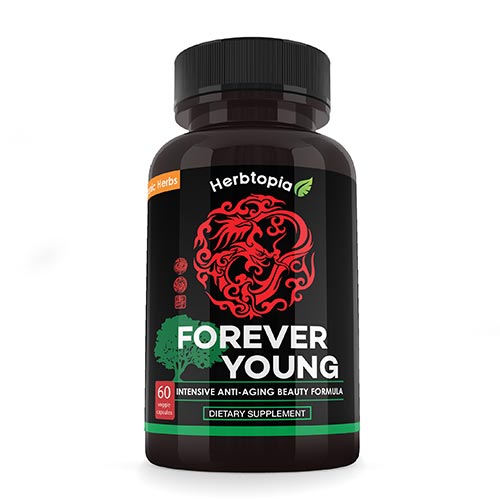 Forever Young Beauty Supplement with Organic Jilin Ginseng